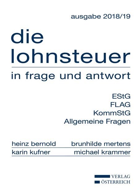 die lohnsteuer in frage und antwort (Paperback)