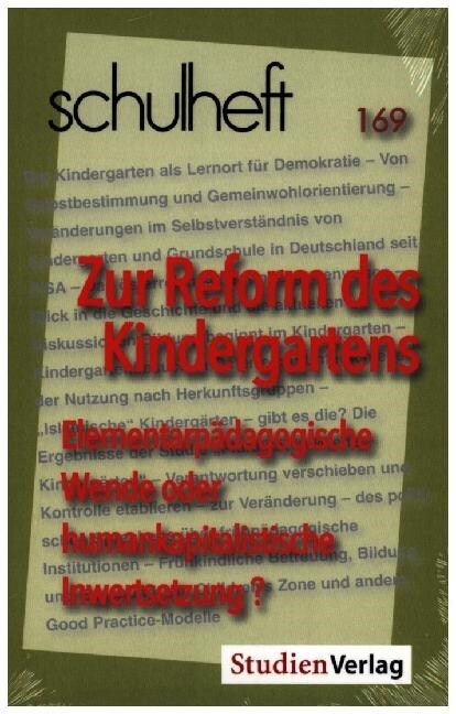 Zur Reform des Kindergartens (Paperback)