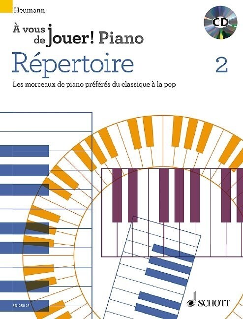 A vous de Jouer! Piano, Repertoire, Klavier, m. Audio-CD. Bd.2 (Sheet Music)