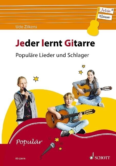 Jeder lernt Gitarre - Populare Lieder und Schlager (Sheet Music)