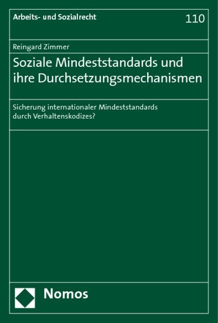 Soziale Mindeststandards und ihre Durchsetzungsmechanismen (Paperback)