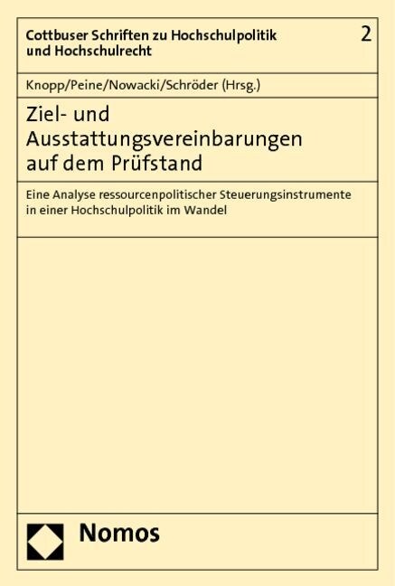 Ziel- und Ausstattungsvereinbarungen auf dem Prufstand (Paperback)