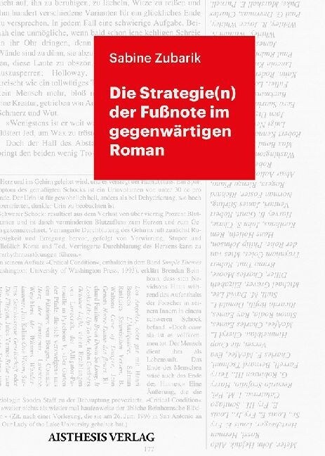 Die Strategie(n) der Fußnote im gegenwartigen Roman (Paperback)