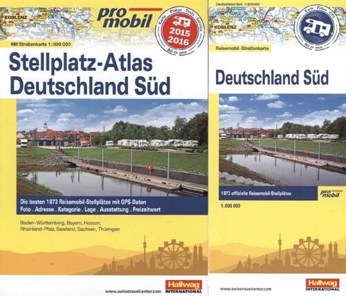 promobil Stellplatz-Atlas Deutschland Sud 2015/2016 (Paperback)
