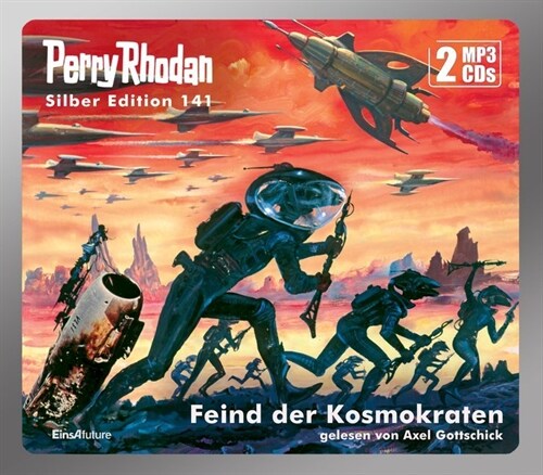 Perry Rhodan Silber Edition - Feind der Kosmokraten, 2 MP3-CDs (CD-Audio)