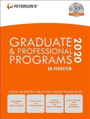 Graduate & Professional Programs: An Overview 2020 (Hardcover, 54)