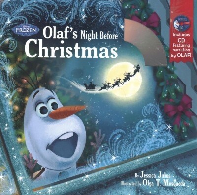 Olafs Night Before Christmas Book & CD (Paperback)