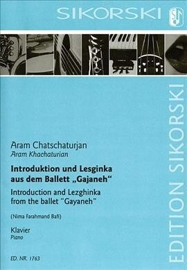 Introduction and Lezhginka: From the Ballet gayaneh Piano (Paperback)