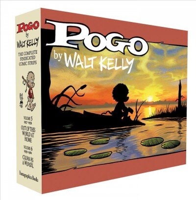 Pogo the Complete Syndicated Comic Strips Box Set: Volume 5 & 6: Out of This World at Home and Clean as a Weasel (Hardcover)
