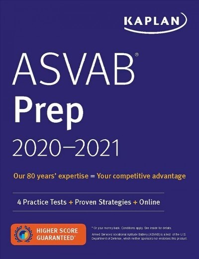 ASVAB Prep 2020-2021: 4 Practice Tests + Proven Strategies + Online (Paperback)