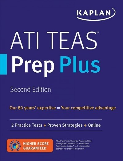 Ati Teas Prep Plus: 2 Practice Tests + Proven Strategies + Online (Paperback, 2)