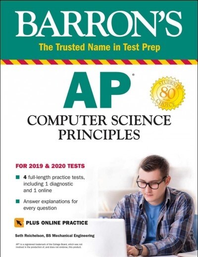 AP Computer Science Principles: With 4 Practice Tests (Paperback)