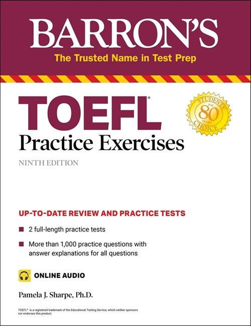 [중고] TOEFL Practice Exercises (Paperback, 9)