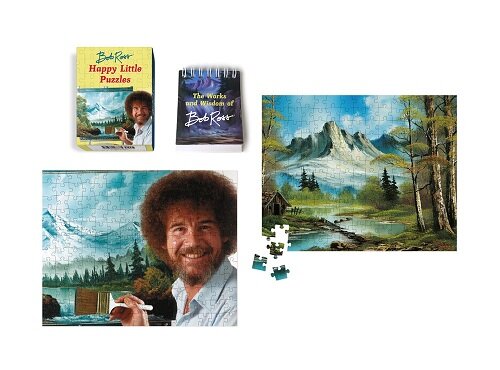 Bob Ross: Happy Little Puzzles (Paperback)