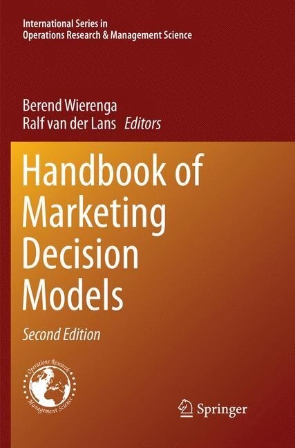 Handbook of Marketing Decision Models (Paperback, 2, Softcover Repri)