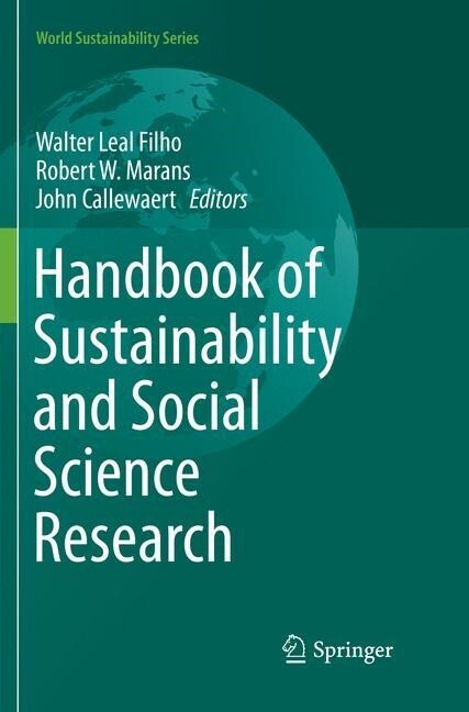 Handbook of Sustainability and Social Science Research (Paperback, Softcover Repri)