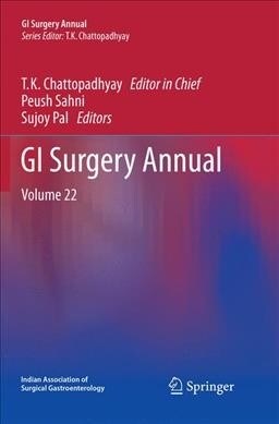 GI Surgery Annual: Volume 22 (Paperback, Softcover Repri)