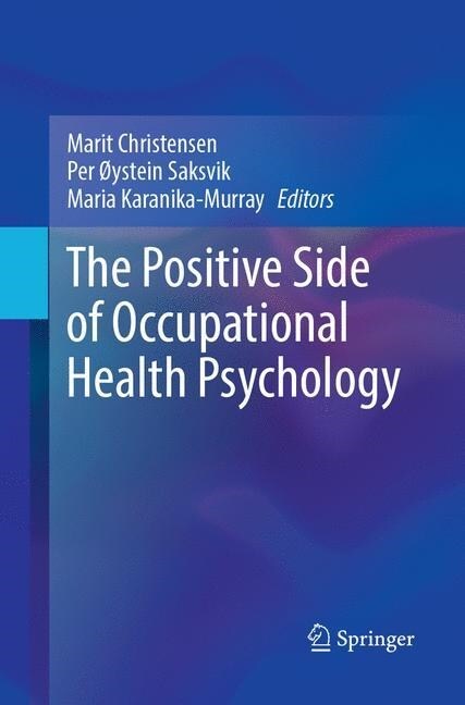 The Positive Side of Occupational Health Psychology (Paperback, Softcover Repri)