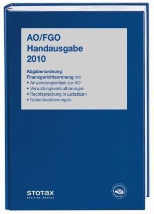 AO/FGO-Handausgabe 2010 (Hardcover)