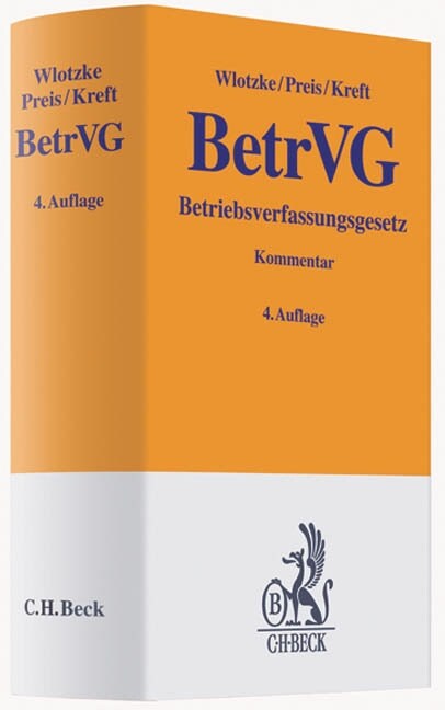 BetrVG, Betriebsverfassungsgesetz, Kommentar (Hardcover)