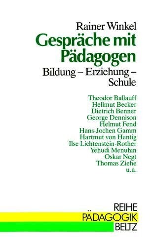 Gesprache mit Padagogen (Paperback)