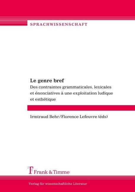 Le genre bref (Paperback)