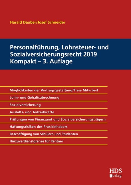 Personalfuhrung, Lohnsteuer- und Sozialversicherungsrecht 2019 Kompakt (Paperback)