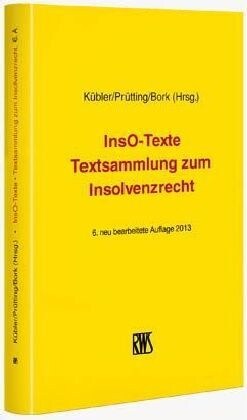 InsO-Texte, Textsammlung zum Insolvenzrecht (Paperback)