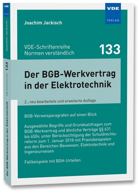 Der BGB-Werkvertrag in der Elektrotechnik (Paperback)