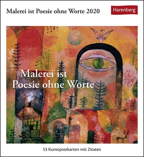 Malerei ist Poesie ohne Worte Kalender 2020 (Calendar)