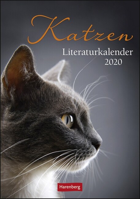 Katzen Literaturkalender Kalender 2020 (Calendar)