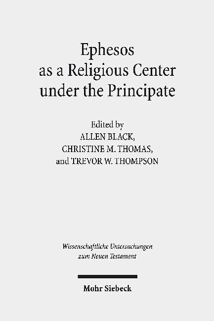 Ephesos as a Religious Center under the Principate (Hardcover)