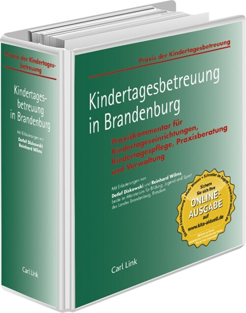 Kindertagesbetreuung in Brandenburg, m. CD-ROM, zur Fortsetzung (Loose-leaf)