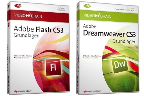 Adobe Dreamweaver CS3 Grundlagen, DVD-ROM/-Video. Adobe Flash CS3 Grundlagen, DVD-ROM/-Video (DVD-ROM)