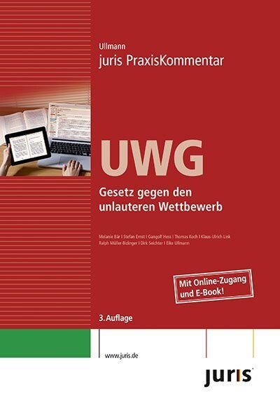 UWG, Gesetz gegen den unlauteren Wettbewerb, Kommentar (WW)