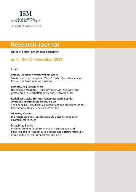 ISM Research Journal (Book)