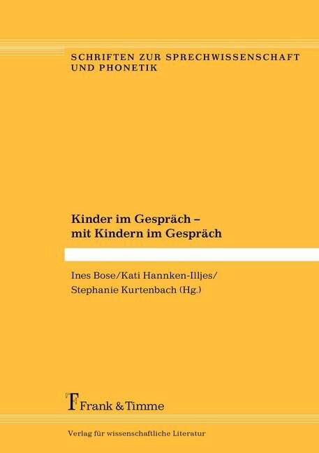 Kinder im Gesprach - mit Kindern im Gesprach (Paperback)