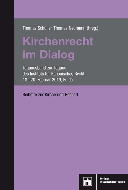 Kirchenrecht im Dialog (Paperback)