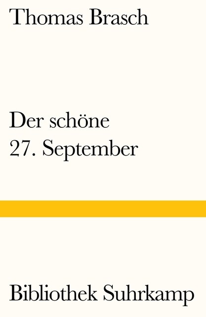 Der schone 27. September (Paperback)