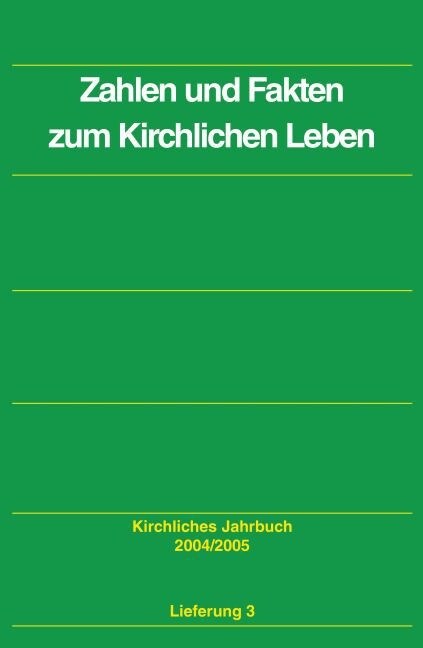 Zahlen und Fakten zum kirchlichen Leben (Paperback)