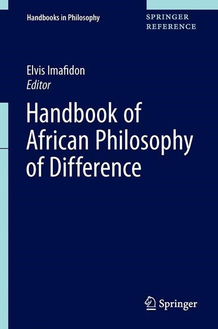 Handbook of African Philosophy of Difference (Hardcover)