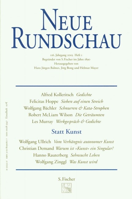 Statt Kunst (Paperback)