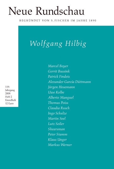 Wolfgang Hilbig (Paperback)