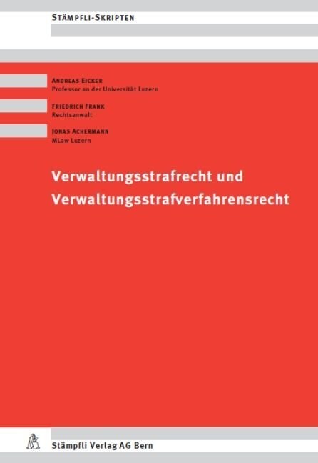 Verwaltungsstrafrecht und Verwaltungsstrafverfahrensrecht (Paperback)