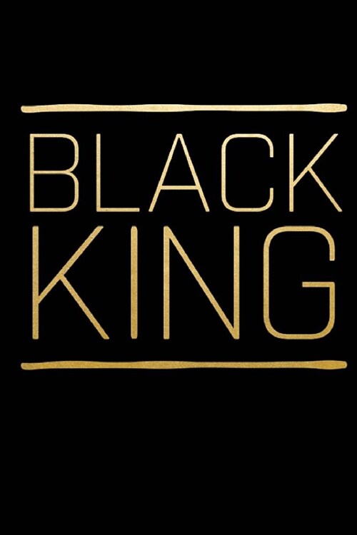 Black King 6x 9 200 Wide Ruled Journal, Lined Notebook (Paperback)