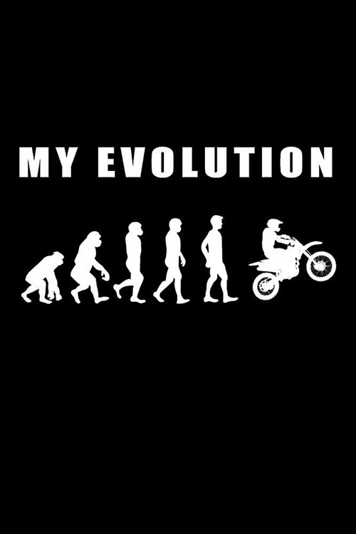 My Evolution: Motocross Bike 29 X 9 Inch Daily Planner Diary Journal Notebook 100 Pages Paperback (Paperback)