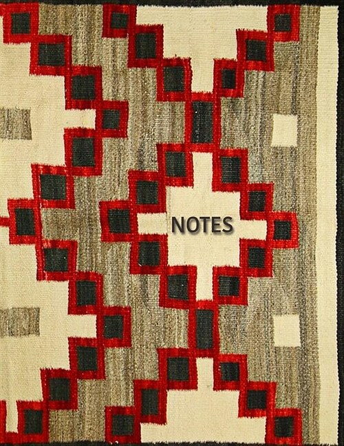 Notes: Kilim Rug 8.5x11 Softcover Book with Blank Lined Pages, to Use as Notebook, Journal, Diary. (Paperback)