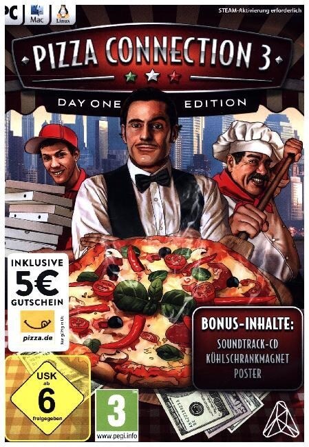 Pizza Connection 3, 1 DVD-ROM (Day One Edition) (DVD-ROM)