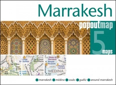 Marrakesh PopOut Map : Handy pocket size pop up city map of Marrakesh (Sheet Map, folded)