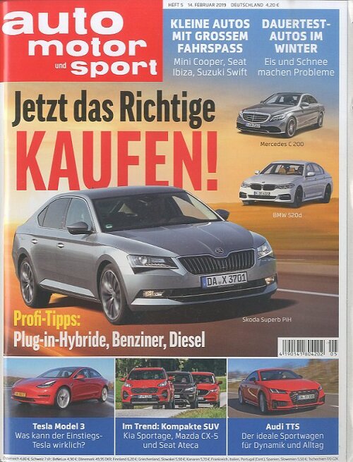 Auto Motor + Sport (격주간 독일판): 2019년 02월 14일